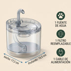 Bebedero Fuente Agua Automático Gatos