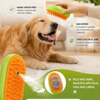 Cepillo a vapor para mascotas 3 en 1